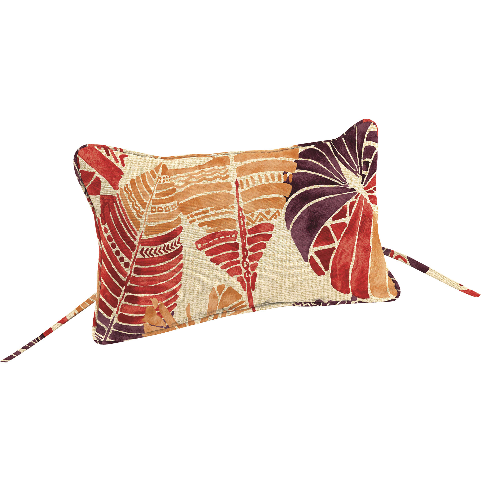 Jordan Manufacturing Adirondack Headrest Pillow, Spun Polyester, Hixon Sunset, Model# 9709PK1-5955D